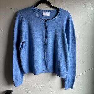 Old Navy NWT Soft Blue Button Cardigan Minimalist Coastal Grandma Layering XL